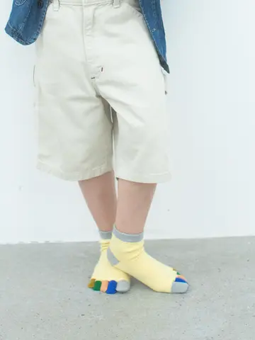 キッズ 指先レインボー五本指ソックス 16〜18cm