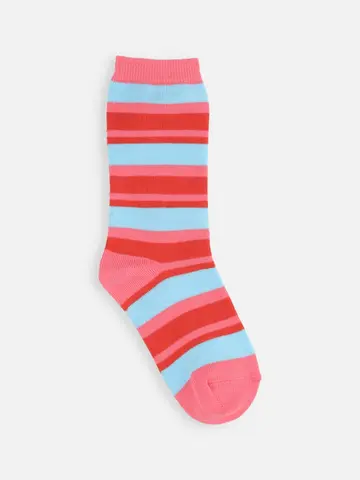 キッズ マルチボーダーソックス19～21cm