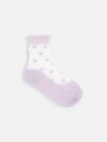 キッズ ハートシアーソックス19~21cm