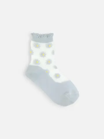 キッズ マーガレットシアーソックス19~21cm