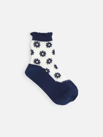 キッズ マーガレットシアーソックス19～21cm