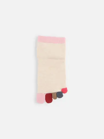 キッズ 指先レインボー五本指ソックス 19〜21cm