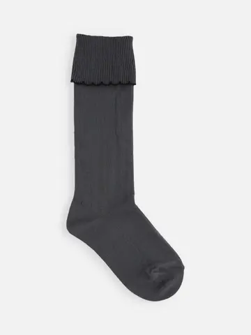 キッズ 折り返し配色ピコハイソックス 16〜18㎝