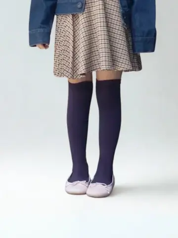 キッズ 無地オーバーニーソックス19~21cm