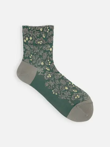 花と実フロートショートソックス