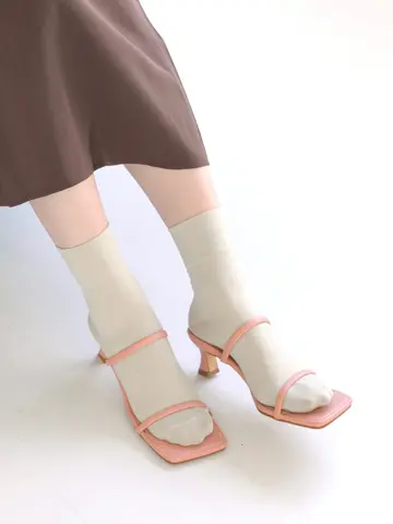 【定番】ソフトナイロン無地ショートソックス