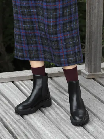 【最高級ウール】無地ソックス