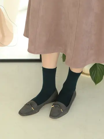 【最高級ウール】無地ソックス