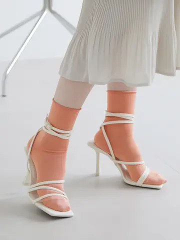 【定番】綿混ロールショートソックス