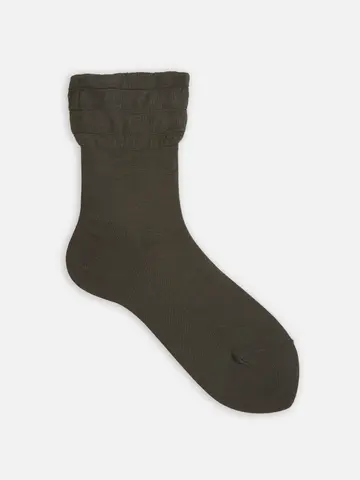 レーヨンシルクのふわふわショートソックス