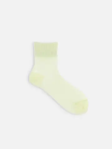 クレープショートソックス