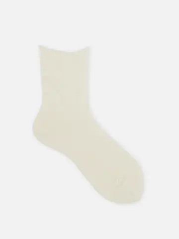 綿麻ロールショートソックス