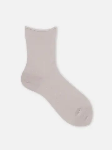 綿麻ロールショートソックス