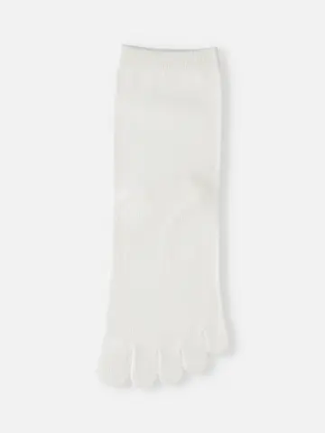 コットン五本指ショートソックス