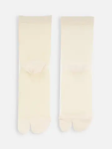 シアーバイカラー足袋ショートソックス