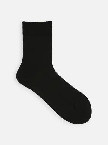 高級ウールアンチピリング3×1リブソックス