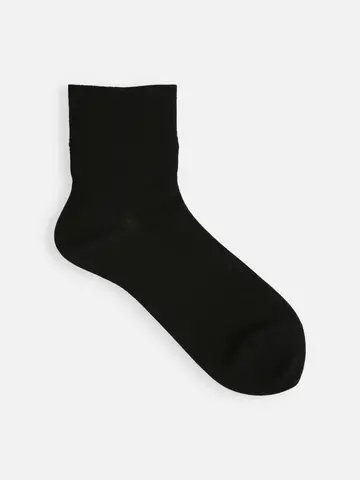 最高級シルク無地ショートソックス