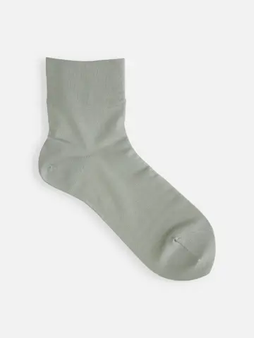 最高級シルク無地ショートソックス