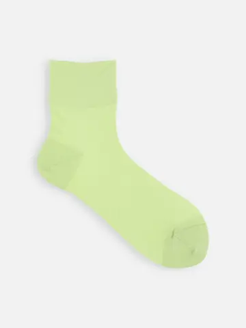 最高級シルク無地ショートソックス