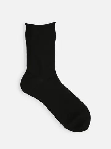 最高級シルクロールショートソックス