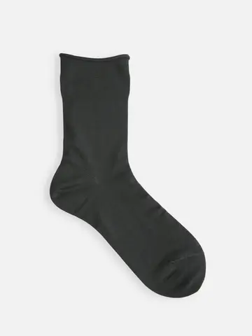 最高級シルクロールショートソックス