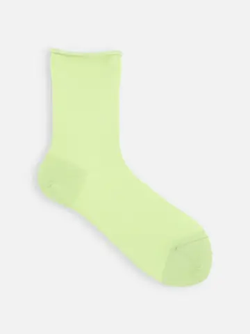 最高級シルクロールショートソックス