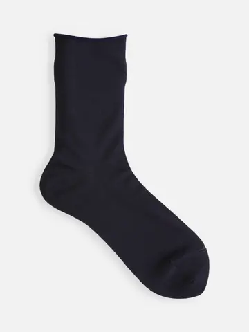 最高級シルクロールショートソックス