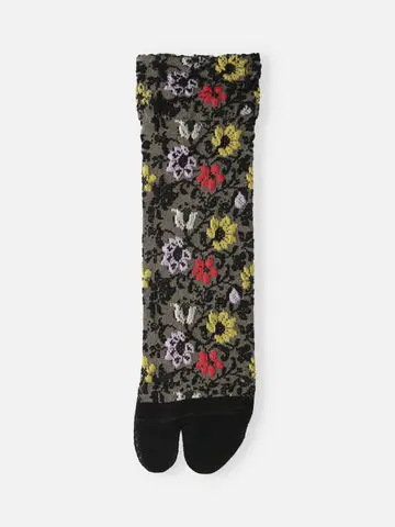 花フロート柄足袋ソックス