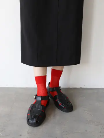 総メッシュショートソックス