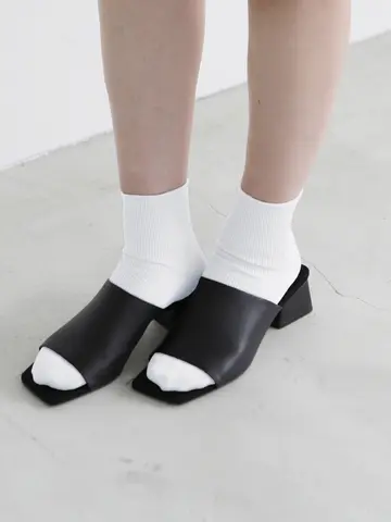 【定番】コットンブライトリブショートソックス