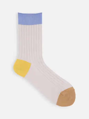 薄手3面切替ショートソックス