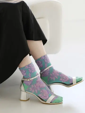 フルールフロートショートソックス