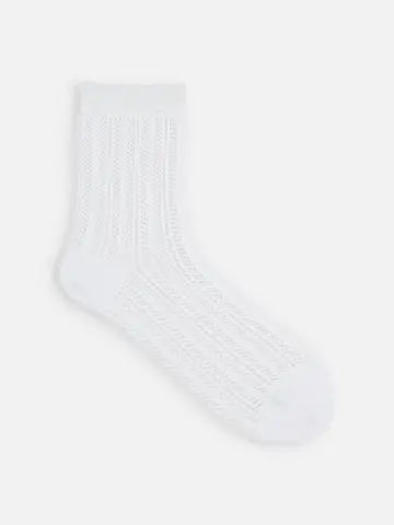 ボーダーストライプショートソックス