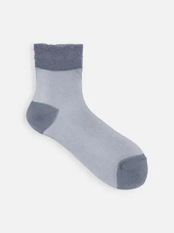 シアーグリッターラメショートソックス