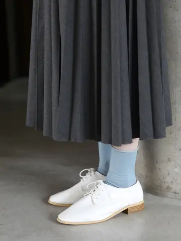 ハイゲージ梳毛ロールショートソックス