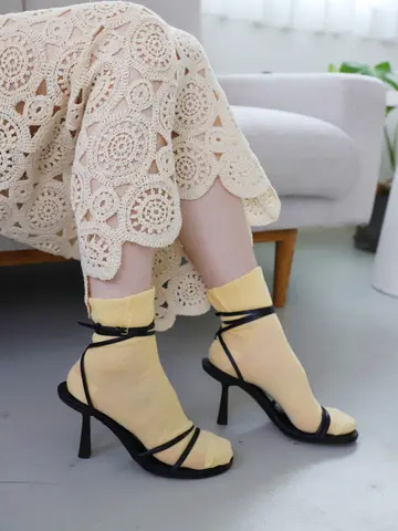 さらさらタッチセミシアーショートソックス
