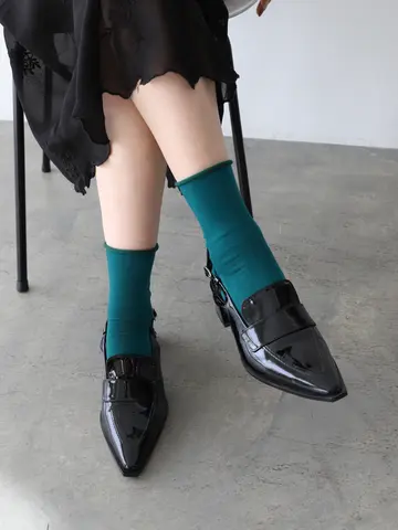 ソロスパンロールショートソックス