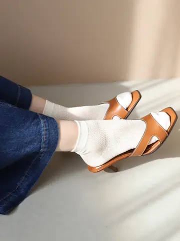 さらさらタッチメッシュショートソックス