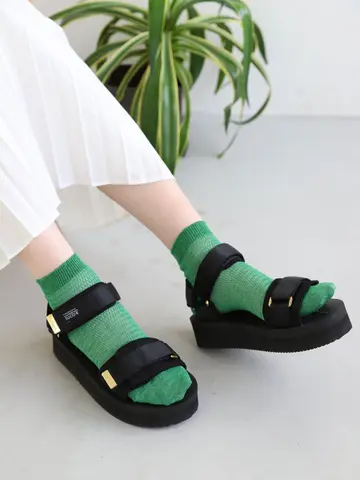 さらさらタッチメッシュショートソックス