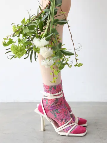 フロートFLOWERショートソックス
