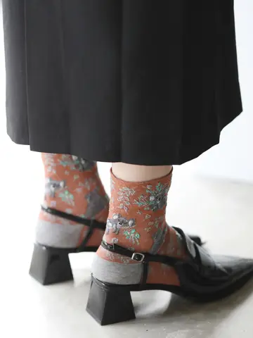 オーガニックフィールドフロートコアラショートソックス