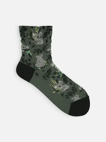 オーガニックフィールドフロートコアラショートソックス