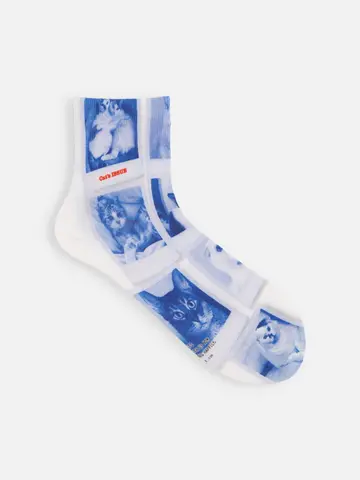 【Cat’s ISSUE】ポラロイド柄ショートソックス