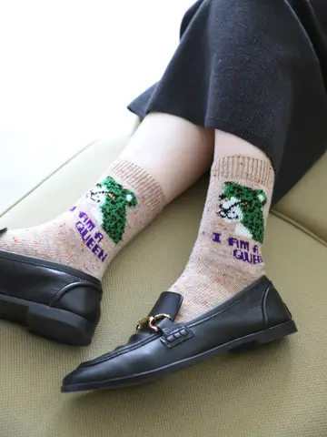 豹ショートソックス