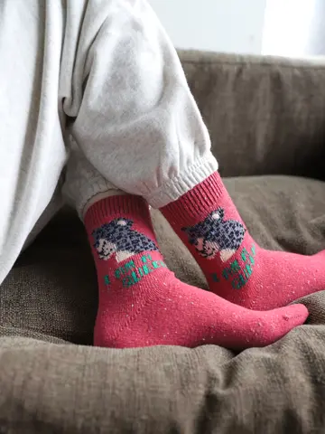 豹ショートソックス