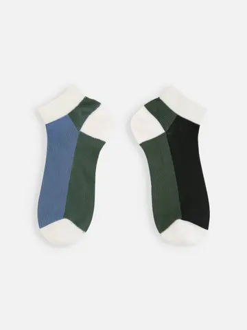 フロント色違いショートソックス