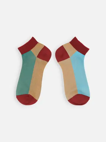 フロント色違いショートソックス