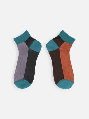 フロント色違いショートソックス