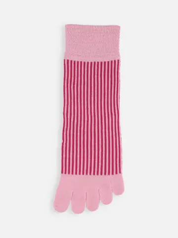 五本指ストライプショートソックス