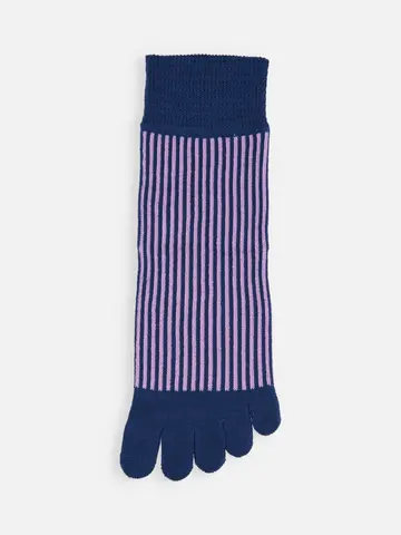 五本指ストライプショートソックス